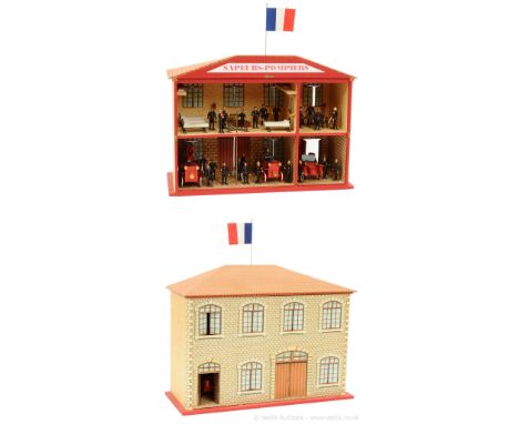 CBG Mignot - 20th Century Series [post war issue] - Caserne du Sapeurs-Pompiers [Fire Brigade Barracks], comprising: 2 x Stor