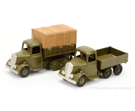 Britains - Set 1335 - Army Lorry - 6 Wheel Tipper [Post War - 2nd Version - 1948 Issue], comprising: 6 x Wheel Truck with Rou