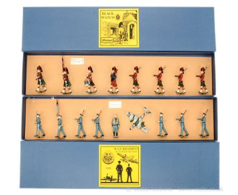 Hiriart - Uruguay - 1974 to Present, comprising: Set 1015 - British Army - Black Watch [8 figures] &amp; Set 1059 - RAF &amp;