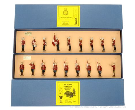 Hiriart - Uruguay - 1974 to Present, comprising: Set 1201 - Royal Canadian Mounted Police [9  figures] &amp; Set 1087 - Princ