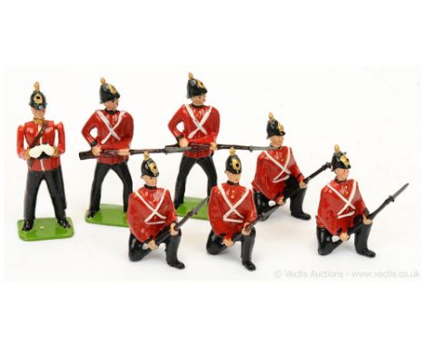 Britains Set 17 - The Somerset Light Infantry, [1960 Version], comprising: Standing Officer with Binoculars, 2 x Other Ranks 