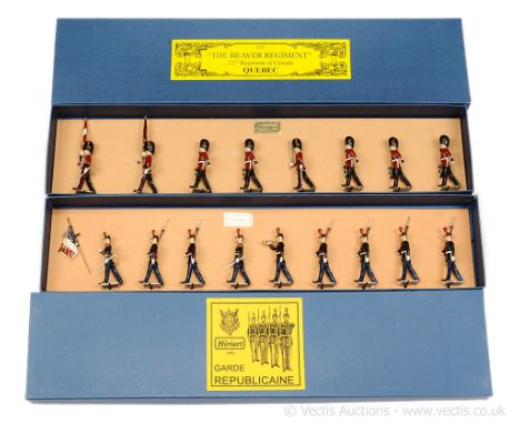 Hiriart - Uruguay - 1974 to Present, comprising: Set 1093 - French Army - Garde Republicaine [10 pieces] &amp; Set 1273 - Can