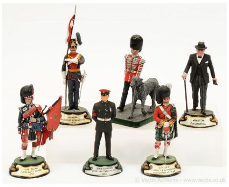 The Stadden Edition / Collection, 1980's / 1990's Issues - 80mm Plinth Mounted Studio Painted Military Miniatures, comprising