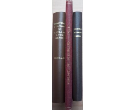 Three books to include: A Treatise on The Manner of Raifing Forest Trees, Edinburgh  M,DDC,l.Xl.Sketches and Stories of Scotl