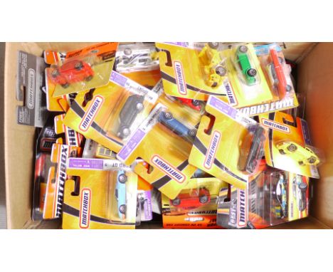 Matchbox, A collection of factory sealed 1:64 scale vehicles, 2000s, including private, competition and commercial models, E,