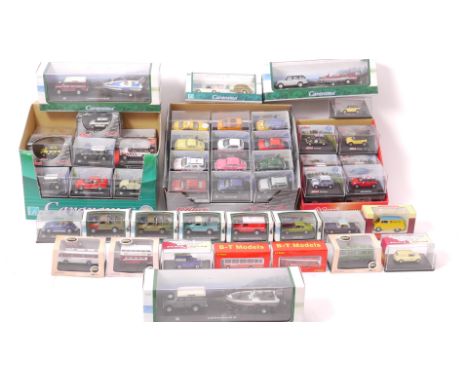 Small Scale Vehicles, A boxed/cased collection of 1:72 and 1:87 scale vintage and modern, private and commercial vehicles, so