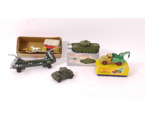 Dinky Toys and Others, Boxed Dinky models comprising a 651 Centurion Tank, 430 Dinky Service Breakdown Lorry, and a boxed Mod