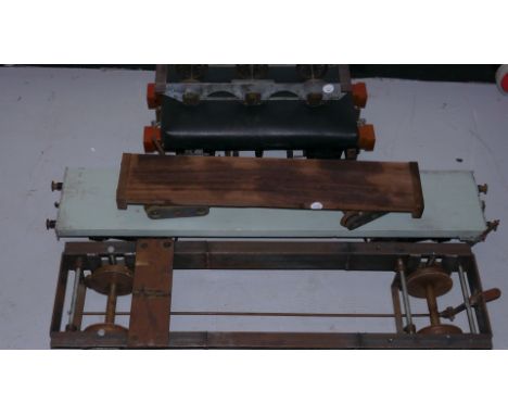 A Group of Engineered Driving Trolleys for Various Gauges, mostly incomplete or requiring attention, including a 5" gauge 4-w