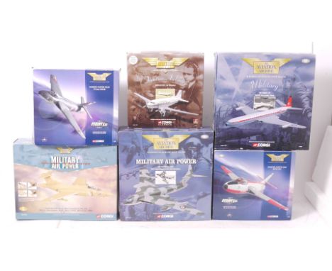 Corgi Aviation Archive, A boxed group including limited edition examples, comprising 1:72 scale models, AA34104 Hawker Siddel