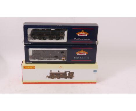 Bachmann and Hornby (China) OO Gauge Locomotives,  comprising Bachmann 32-352 Standard 4MT 2-6-4T no 80032 in early lined BR 