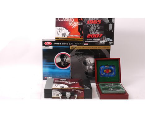 Corgi James Bond, A group of five boxed sets, some limited edition comprising 1:64 scale examples CC99195 Casino Royale with 