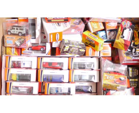 Matchbox, A collection of factory sealed boxed 1:64 scale vehicles, 2000s, including private, competition and commercial mode