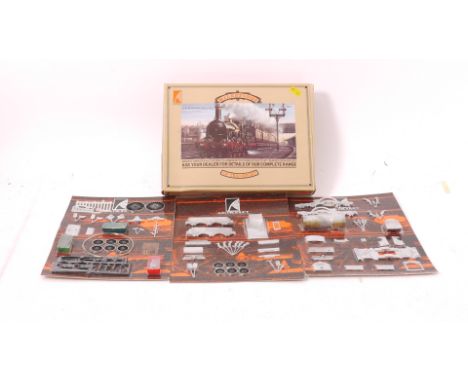 An Uncommon and Unmade OO Scale Keyser Broad Gauge GWR 'Rover' Class Locomotive Kit, in original blister packs and box, inclu