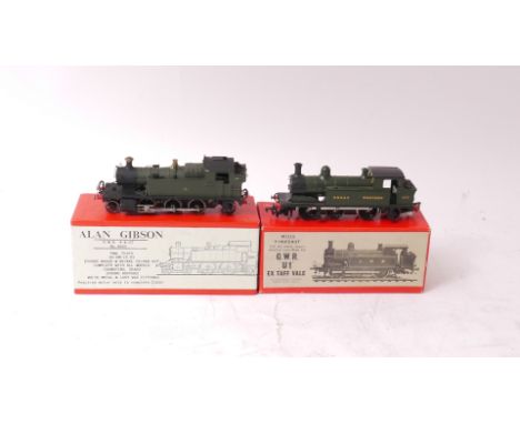 Two Kit-built OO Gauge DCC-fitted GWR Tank Locomotives, comprising ex-Taff Vale Railway 0-6-2T no 603 with etched plates, nic