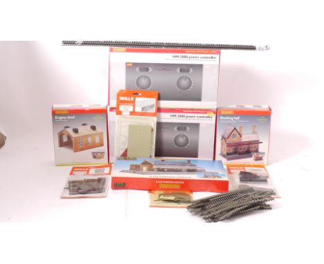 Hornby and Other OO Gauge Track Controllers and Layout Accessories, track including 21 assorted points, 9 diamond crossings, 
