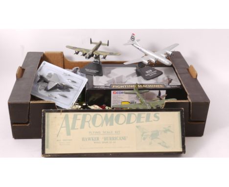 Post-war and Modern Diecast Vehicles, A collection of aircraft, private and commercial vehicles, including boxed examples by 