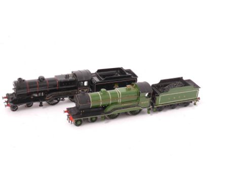 Kit-bodied OO Gauge Ex-GCR 4-4-0 Locomotives and Tenders, both on kit chassis with scale wheels, comprising 'Director' class 