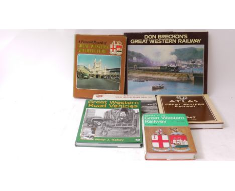 A Collection of (mostly) GWR-related Books and Signal Box Diagrams, Books include GW Engine Sheds (Lyons), GW Road Vehicles (
