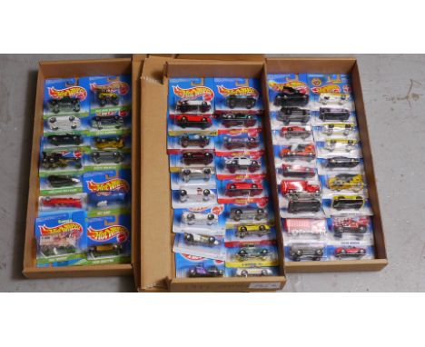 Hot Wheels, A collection of factory sealed 1:64 scale vehicles, 1995-1997, including private, competition and commercial mode