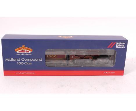 A NRM Special Edition OO Gauge Bachmann Midland Compound Steam Locomotive, ref 31-930NRM, a special edition produced for the 