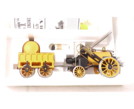 A Hornby 3½" Gauge Live Steam Gas-Fired 'Rocket' Locomotive and Tender, ref G100, with geared twin-cylinder locomotive and te