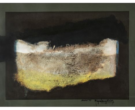 MIQUEL ANGEL RIOS (ARGENTINIAN-AMERICAN B. 1943)Untitled III, 1977mixed media on paper45.1 x 60.4 cm (17 3/4 x 23 3/4 in.)sig