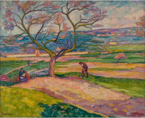 JEAN PESKE (POLISH-FRENCH 1870-1949)The Spring Planting, 1908oil on canvas81.5 x 100 cm (32 x 39 3/8 in.)signed and dated low