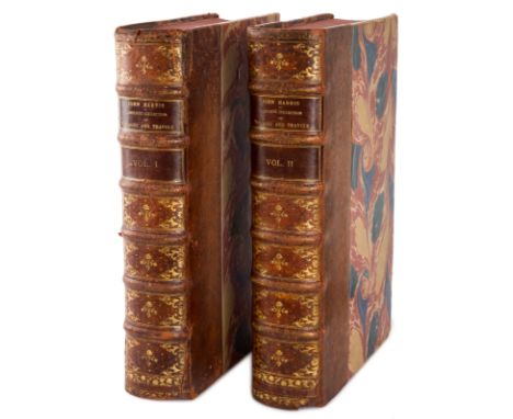 TWO VOLUMES OF NAVIGANTIUM ATQUE ITINERANTIUM BIBLIOTHECA HARRIS, John (English c. 1666-1719) Navigantium Atque Itinerantium 