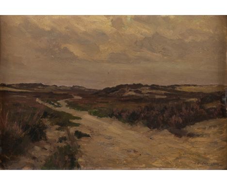 EARLY 20TH CENTURY CONTINENTAL LANDSCAPELandscape with Sandy Dunes, 1909oil on board35 x 50 cm (13 3/4 x 19 3/4 in.)indistinc