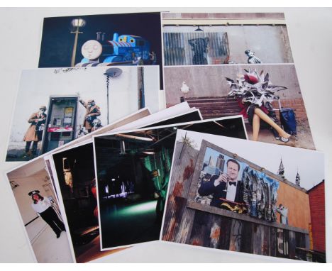 DISMALAND PRINTS: A collection of 15x Bansky Dismaland photographs - all photographs of the event, various installations and 