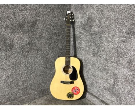 An electric acoustic guitar by Stagg no SW201N-VT