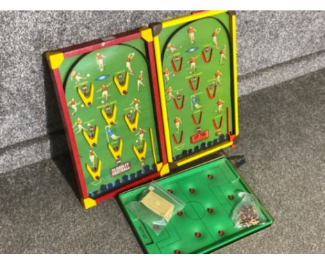 2 vintage football themed bagatelle games with one other football related game