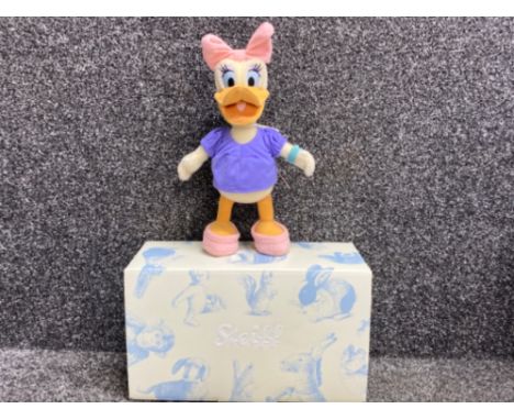 Limited edition Walt Disney Steiff Daisy Duck soft toy, with original box