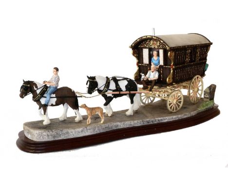 Border Fine Arts 'Nearly There', model No. B1273 by Ray Ayres, limited edition 195/400, on wood base, with box and certificat