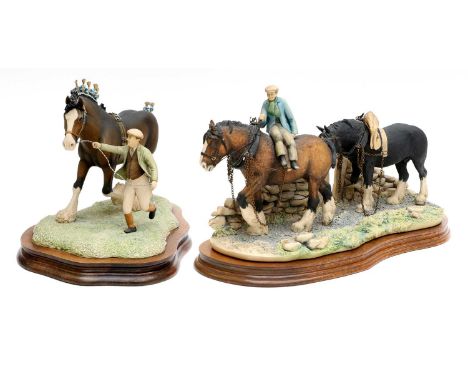 Border Fine Arts 'Show Day at Darrowby', model No. EG1A by Elizabeth MacAllister; together with 'Coming Home' (Two Heavy Hors