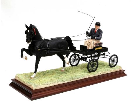 Border Fine Arts 'High Stepping', model No. B1140 by Ray Ayres, limited edition 208/500, on wood base, with certificate (a.f)