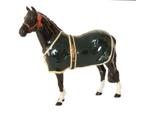 Beswick "Champion Welsh Mountain Pony", model No. A247, BCC 1999, limited edition of 580, black gloss, with box