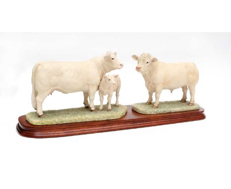 Border Fine Arts 'Charolais Bull' (Style One), model No. L112, limited edition 1209/1500, with certificate; together with 'Ch