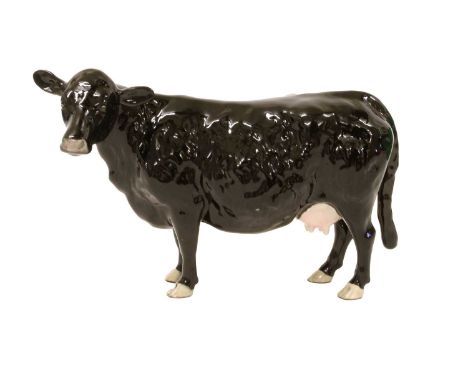 Beswick Galloway Cow, model No. 4113B, BCC 2002, limited edition of 505, black gloss, with boxOverall good condition, no obvi