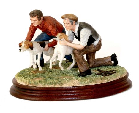 Border Fine Arts 'At The Slip', model No. B0926 by Paul Back, limited edition 73/500, on wood base, with box and certificateI