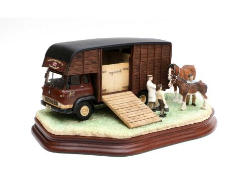 Border Fine Arts 'Learning the Trade', model No. B1394 by Ray Ayres, limited edition 28/90 in the exclusive livery of Gray's 