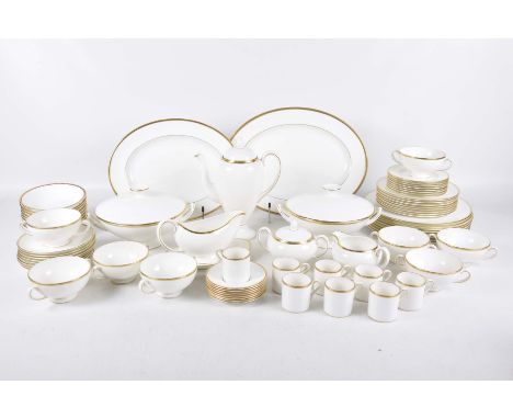 A Wedgwood California part dinner and tea serviceTo include two circular tureens, oval meat platters, dinner and side plates,