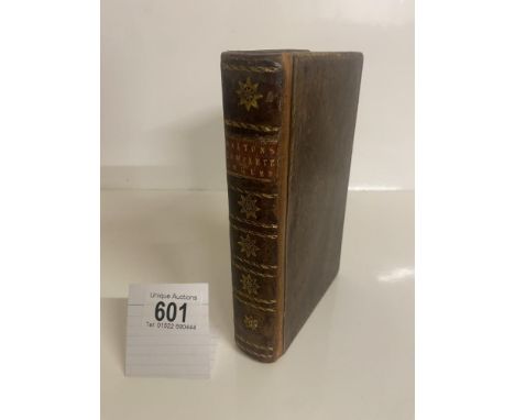 Walton's The Complete Angler , The Fourth Edition with large Additions, 1784 - nice copy, leather bound.
The Complete Angler 