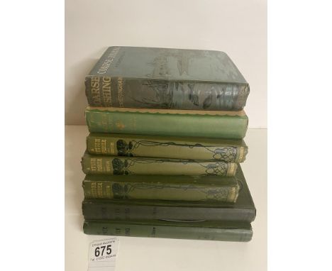 8 vintage fishing books including The Science of Dry Fly Fishing by Fred G Shaw 1906, A Scottish Fly Fisher by A. Leitch etc 