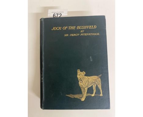Fitzpatrick, Percy Jock of the Bushveld 1907 First Edition, Third Impression