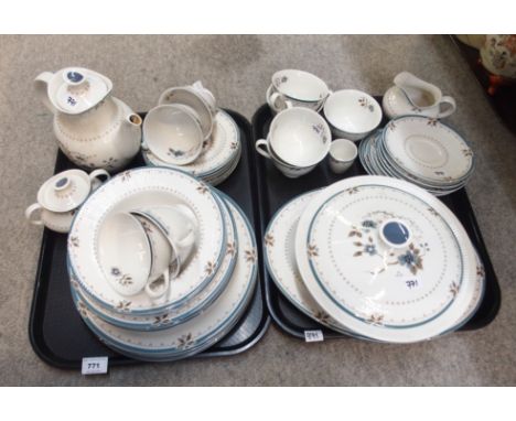 A Royal Doulton Old Colony dinner and tea service  Condition Report: 