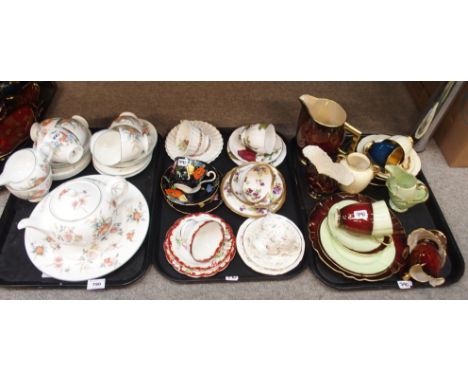 A Wedgwood Philippa tea service, assorted trio's including Aynsley, Paragon and New Chelsea and assorted Carlton Ware  Condit