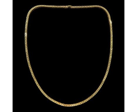 9ct gold wheat link chain necklaceCondition Report:Approx 21.35gm, length = 49cm, tested 9ct