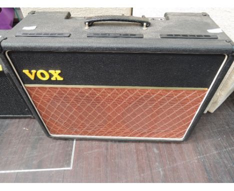 A vintage VOX AC10 amplifier, one channel needs attention, circa 1965, possibly replacement badge, serial number 1275