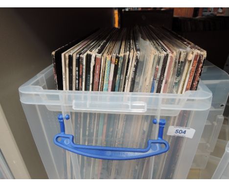 Approx 50 vinyl LP records including Bob Dylan,  withdrawn Italian double LP, Hank Williams, Tom Waits, Neil Young , Eagles